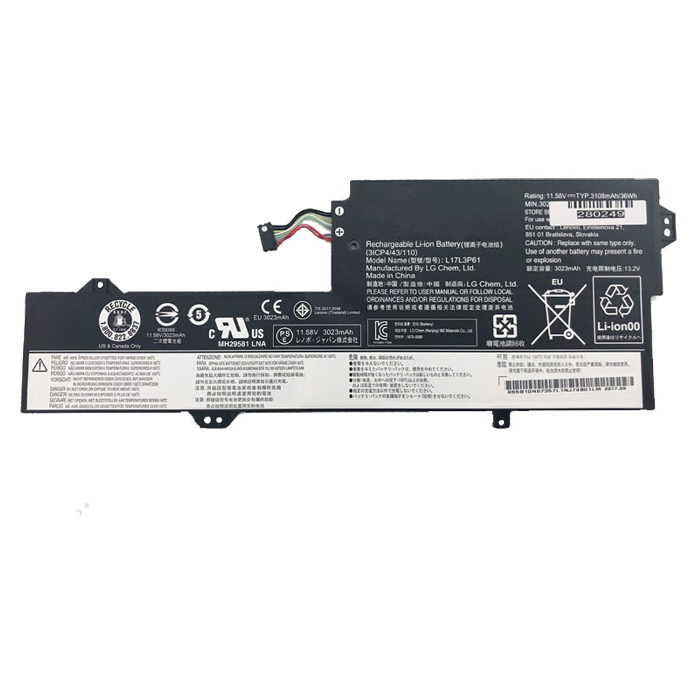 Batería para IdeaPad-Y510-/-3000-Y510-/-3000-Y510-7758-/-Y510a-/lenovo-L17L3P61